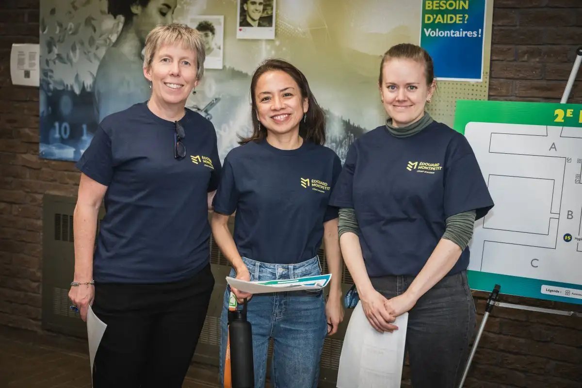 Personnes employées au Cégep et bénévoles pour les portes ouvertes