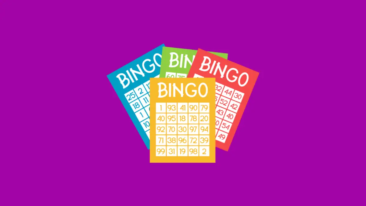 Quatre cartes de bingo