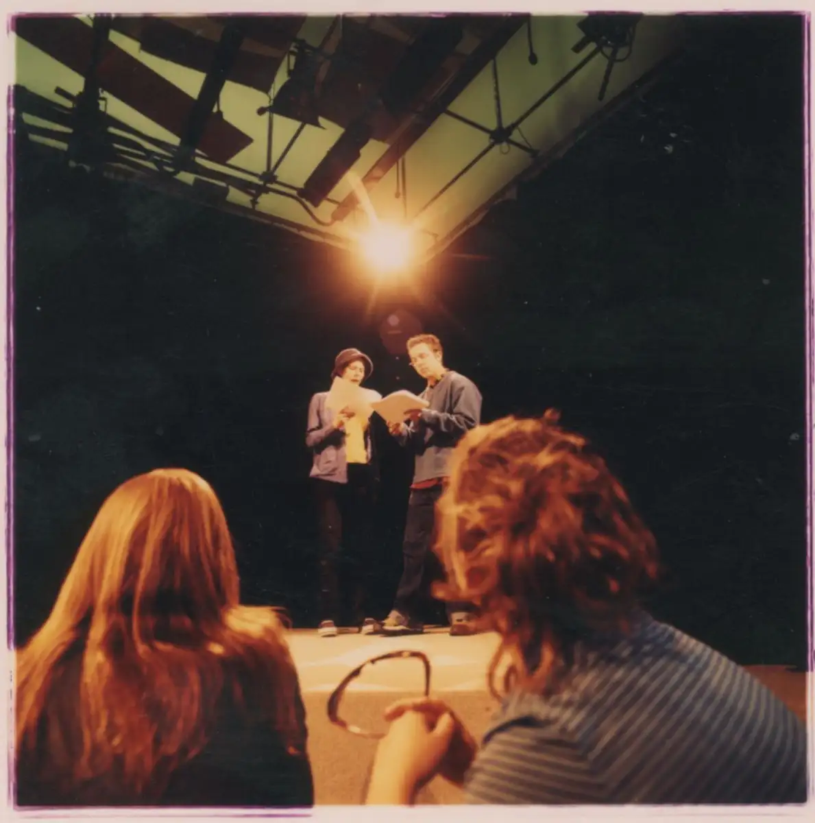 Personnes étudiantes en politique et langue française des années 80