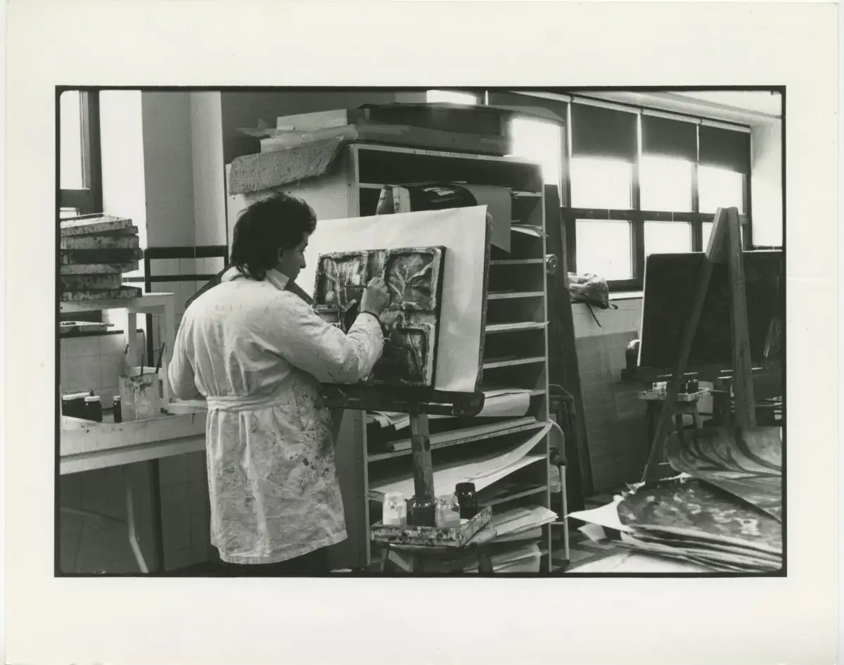 Étudiant en arts plastique des années 90