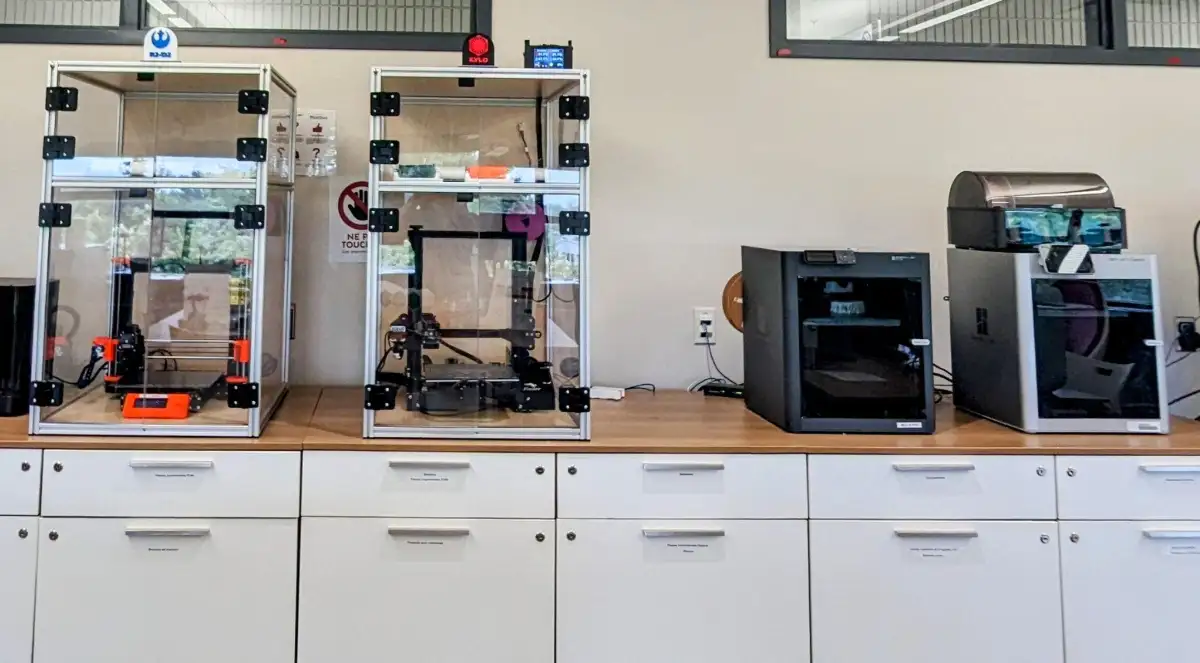 différents modèles d'imprimantes 3D