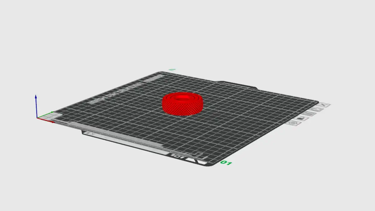 Modèle 3D d'une toupie gyroscopique