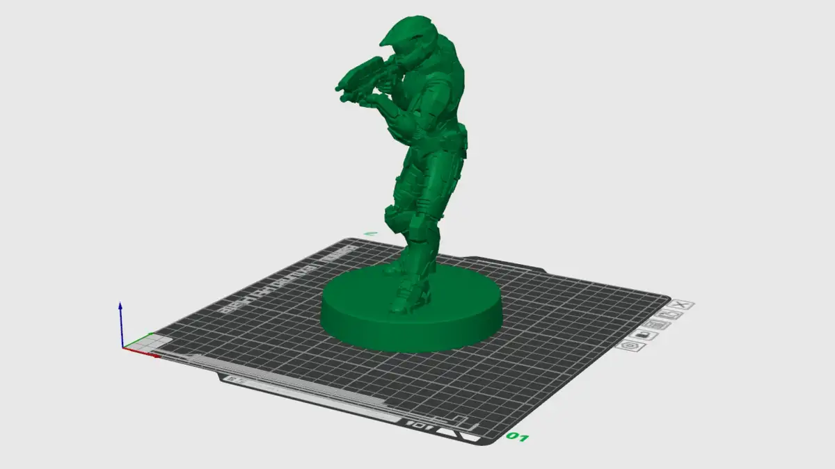 Modélisation 3D de la figurine Master chef