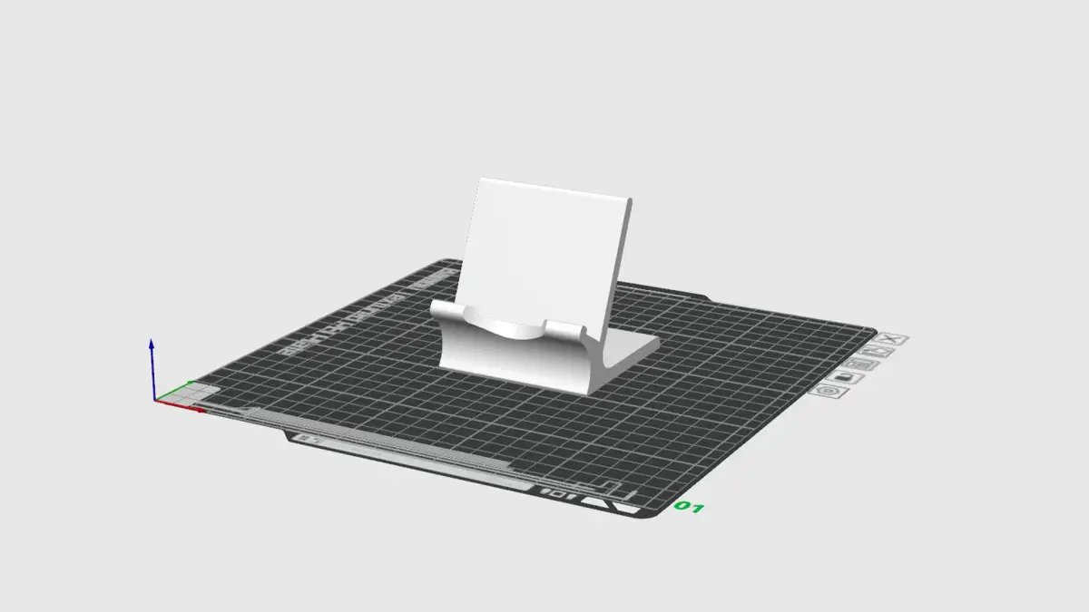 Modélisation 3D support de téléphone