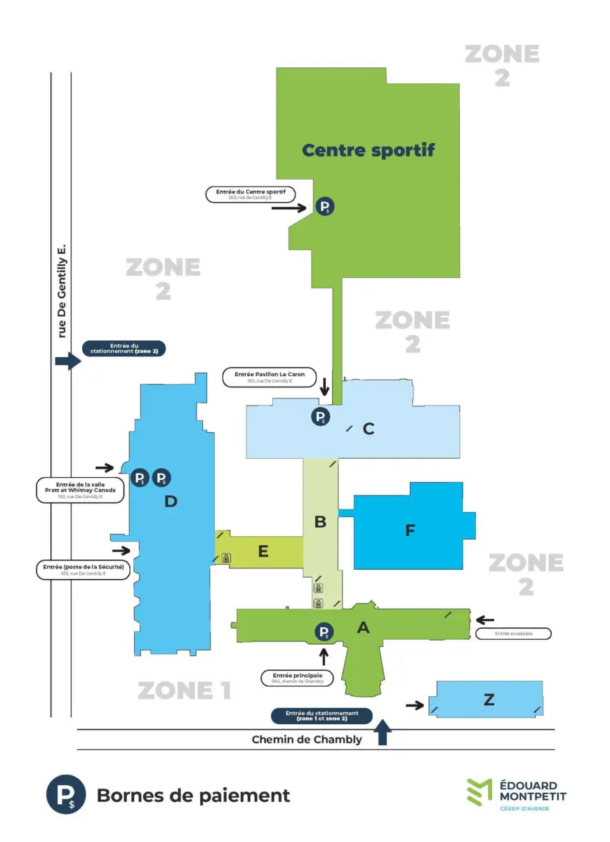 Document qui indique le plan de stationnement
