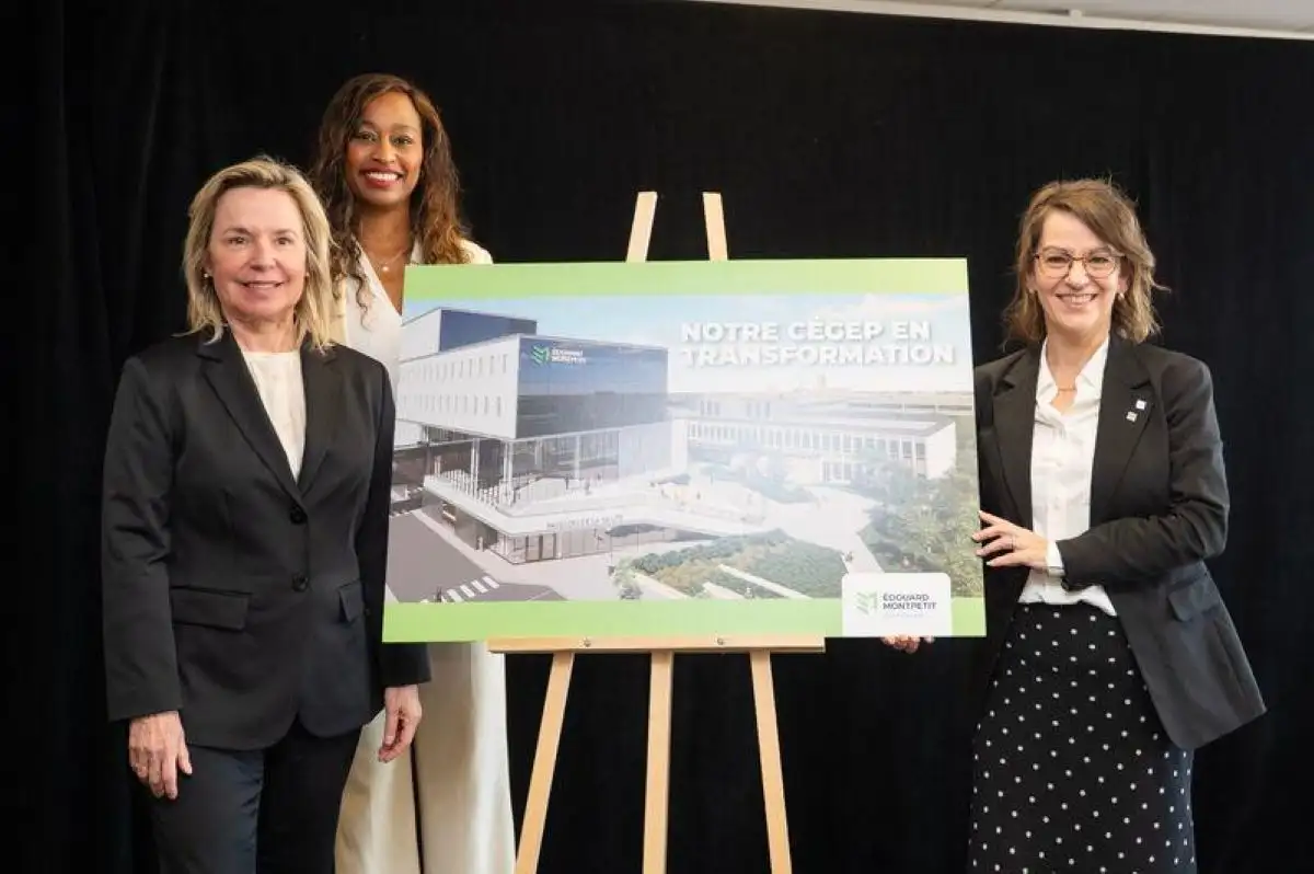 DG du Cégep avec ministre et député
