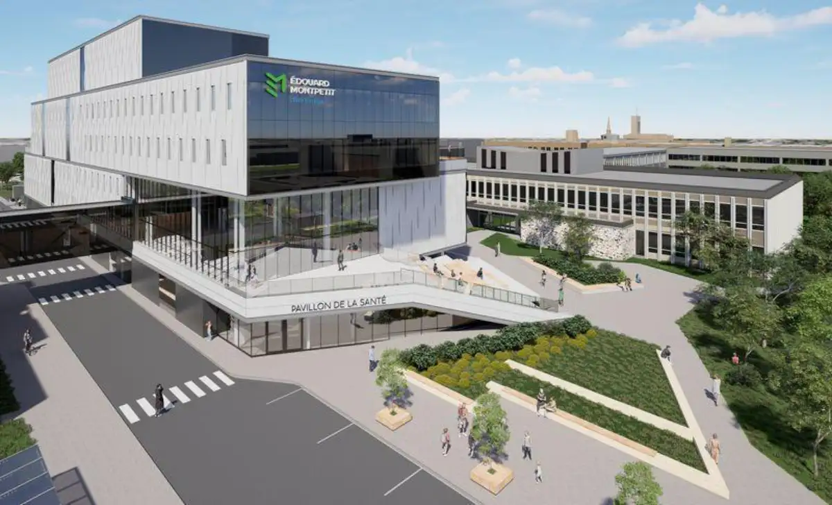 Rendu 3D du Pavillon de la santé