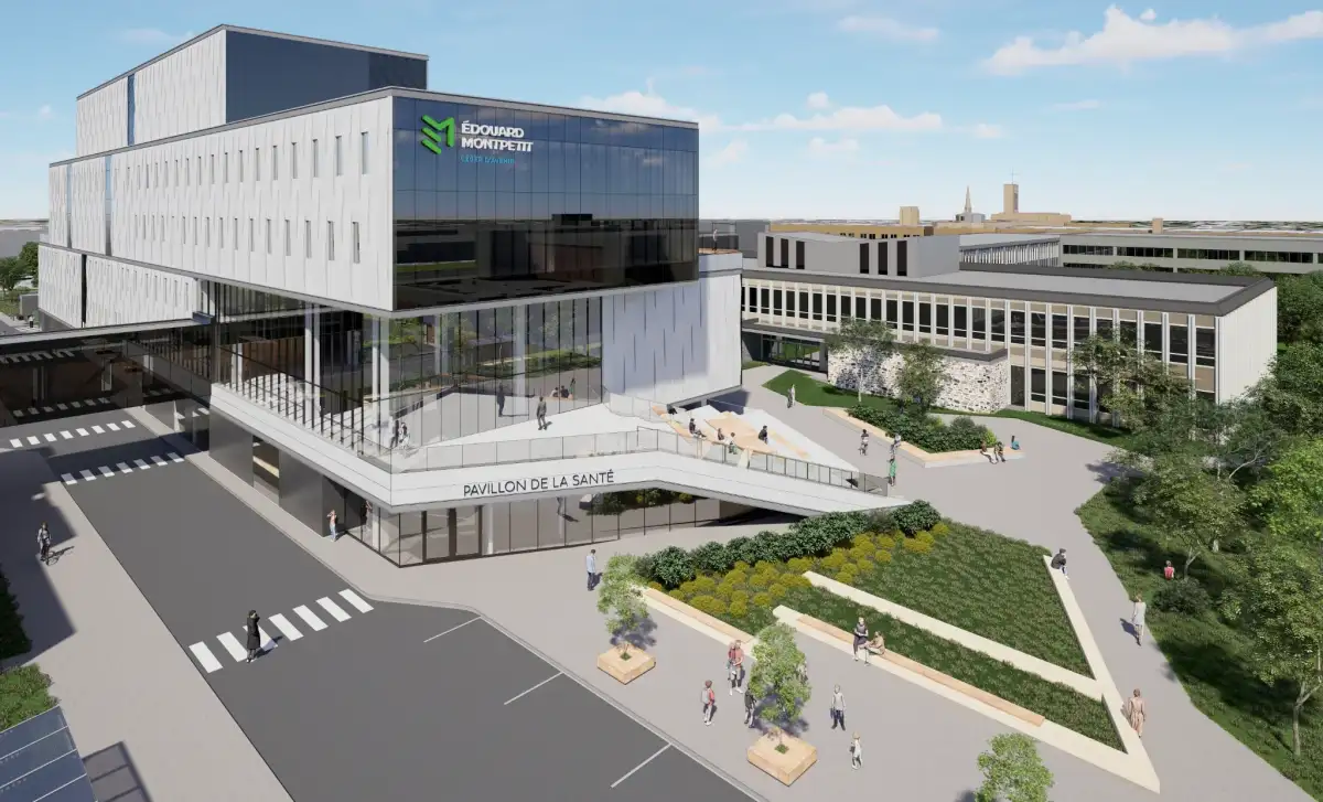 Rendu 3D du Pavillon de la santé