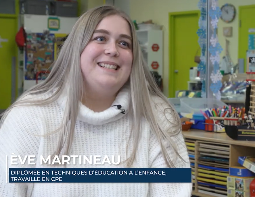 Eve Martineau, diplômée du programme