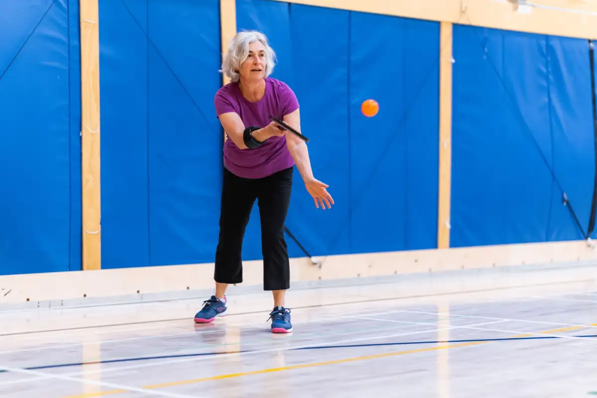 Partie de pickelball