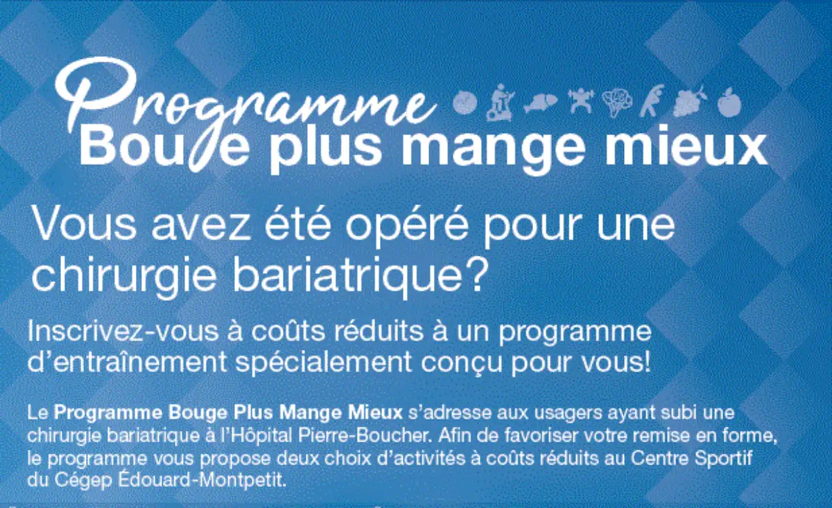 Affiche du programme Bouge plus, mange plus