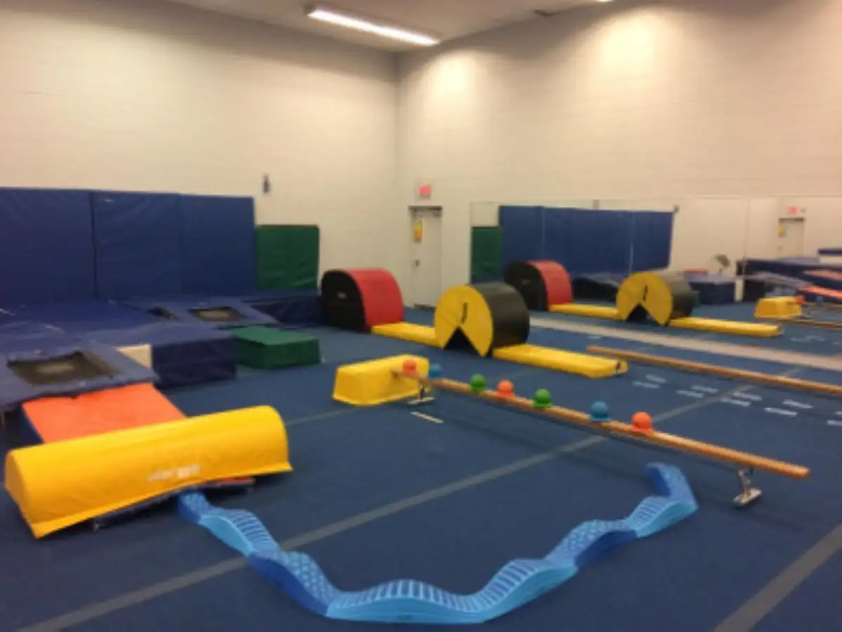 Vue de la palestre du Centre sportif