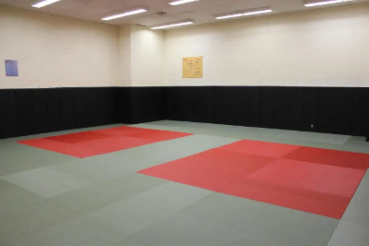 Vue sur la salle de combat du Centre sportif