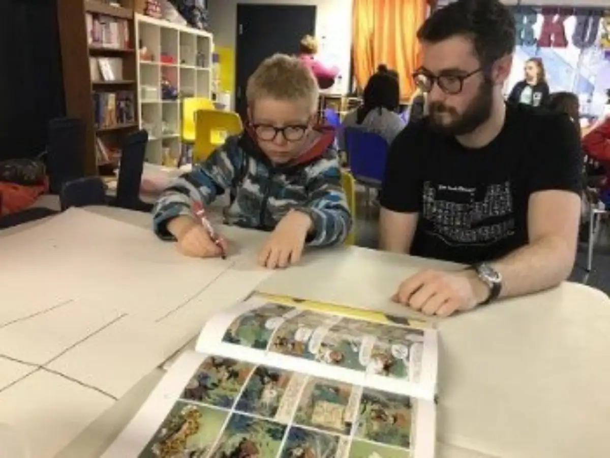 Enfants à l'Atelier E